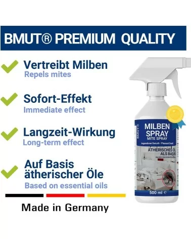 Spray anti-acariens BMUT | Dormir sans acariens