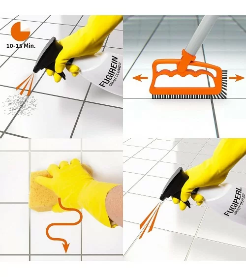 Fuginator Fugenbürste | Ergonomische Fugenbürste