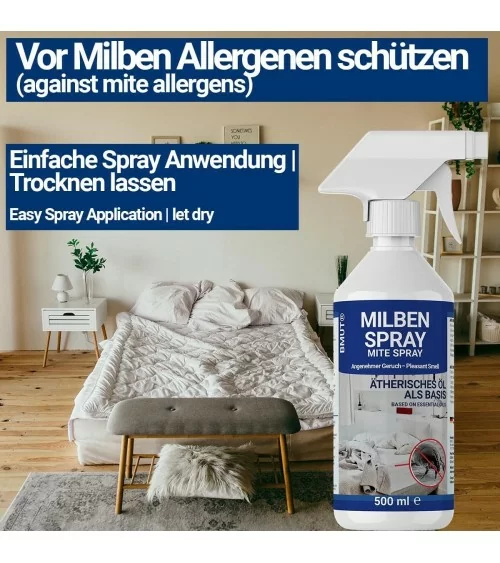 Spray anti-acariens BMUT | Dormir sans acariens