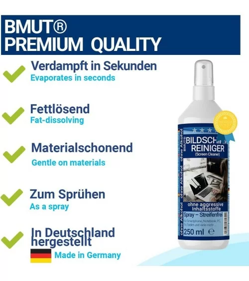 BMUT Bildschirmreiniger| Perfekt für Ihren Bildschirm