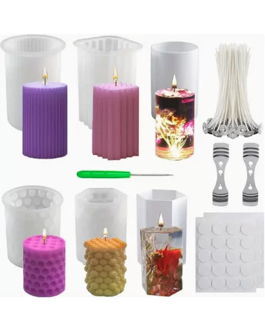 Moules en silicone | Fabrication de bougies