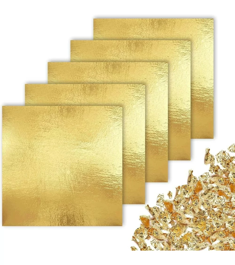 100 Blattgold-Imitation | Professionelles Vergoldungszubehör