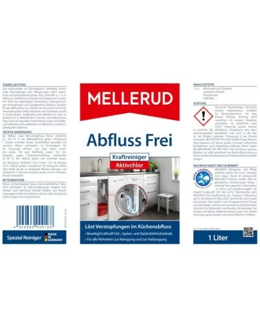 MELLERUD Abfluss Frei Kraftreiniger| Freie Abflüsse