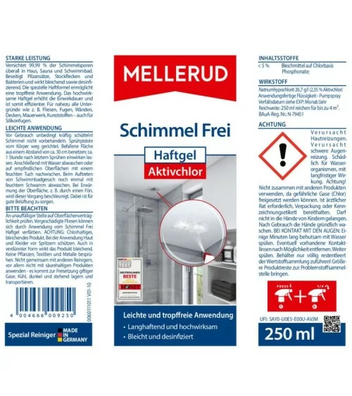 MELLERUD Schimmel Frei Hafgel | Idéal pour lutter contre les moisissures