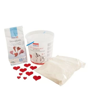 Kit de prise d'empreinte de la main GLOREX | Des souvenirs éternels