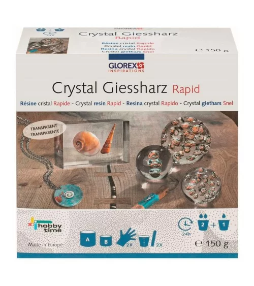 Résine de coulée GLOREX Crystal | Transparente comme du cristal