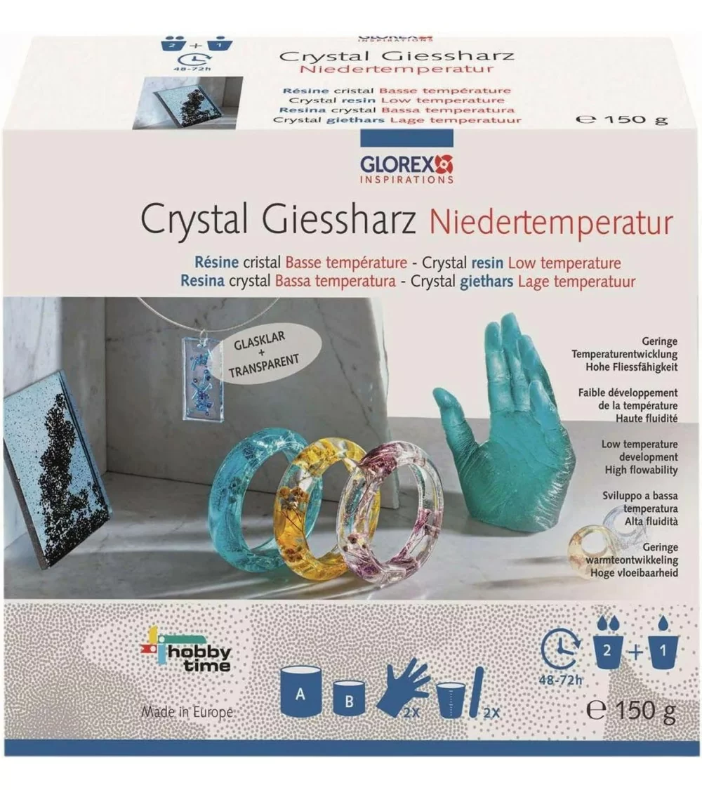 GLOREX Crystal-Giessharz Niedertemperatur | 150g