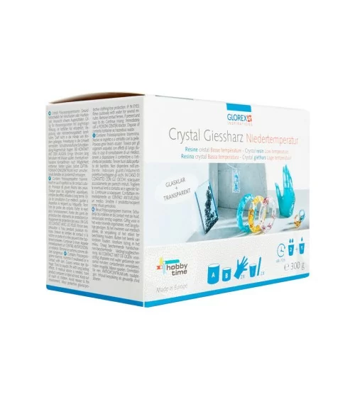 Résine de coulée GLOREX Crystal à basse température | 300 g