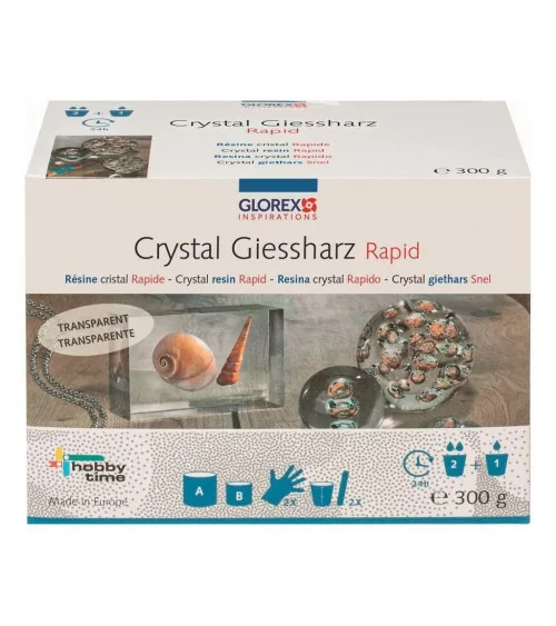 Résine de coulée GLOREX Crystal | Transparente comme du cristal
