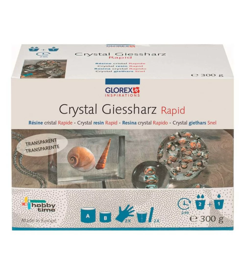 GLOREX Crystal-Giessharz | Kristallklar