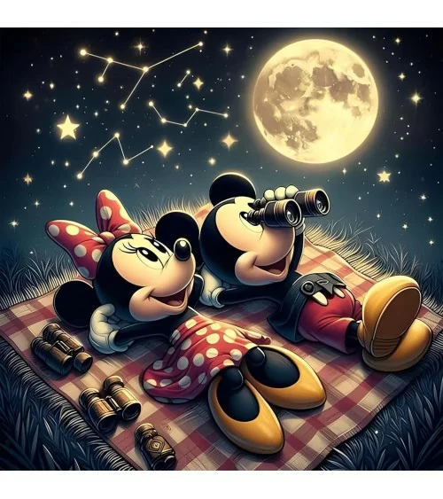 Diamond Painting 30x30cm | Mickey&Minnie