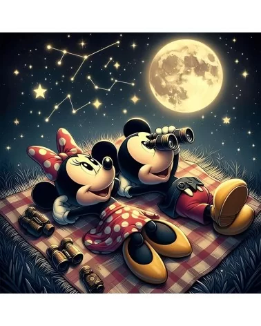 Diamond Painting 30x30cm | Mickey&Minnie