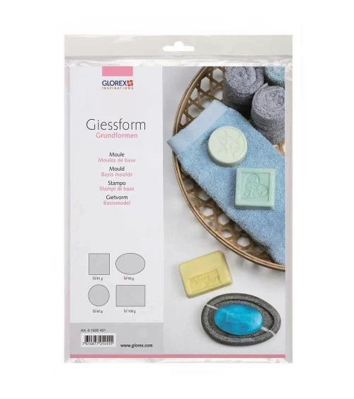 GLOREX Giessform Grundformen | Formstabil& Hitzebeständig