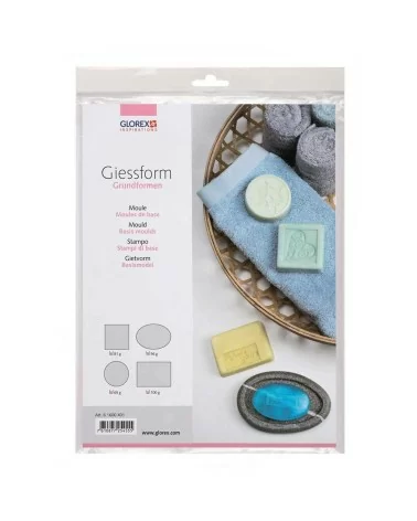 GLOREX Giessform Grundformen | Formstabil& Hitzebeständig