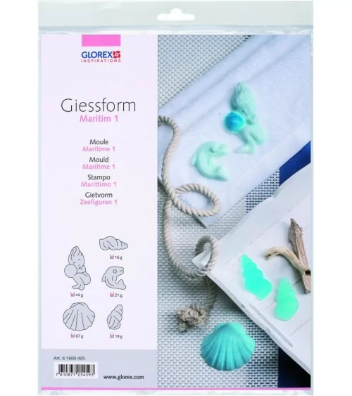 GLOREX Giessform Grundformen | Formstabil& Hitzebeständig