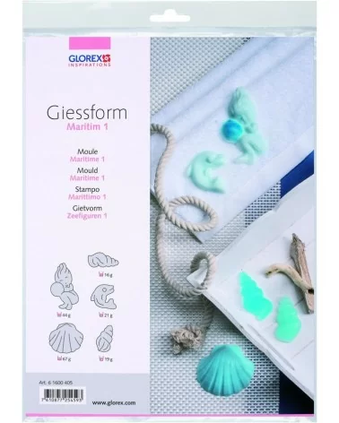 GLOREX Giessform Grundformen | Formstabil& Hitzebeständig