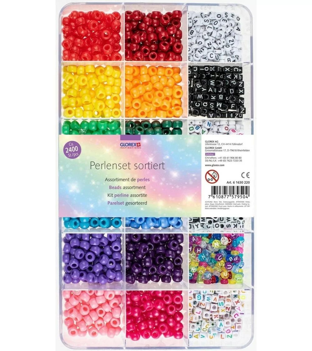 GLOREX Perlenset 1 | Kreativer Schmuck