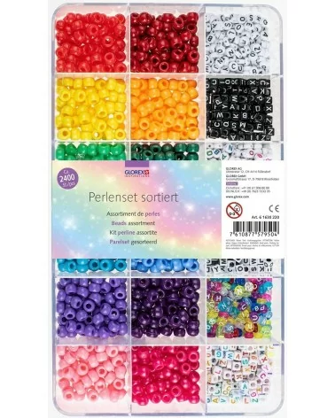 GLOREX Perlenset 1 | Kreativer Schmuck