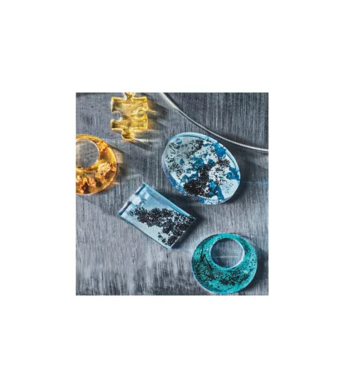 Glorex Crystal-Giessharz Komplettset Schmuck | Glasklar