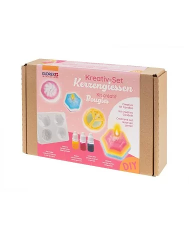 GLOREX Kreativ-Set Kerzengiessen | Perfekt für Kerzenidee