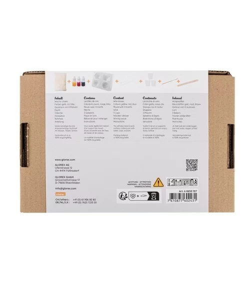 GLOREX Kreativ-Set Kerzengiessen | Perfekt für Kerzenidee