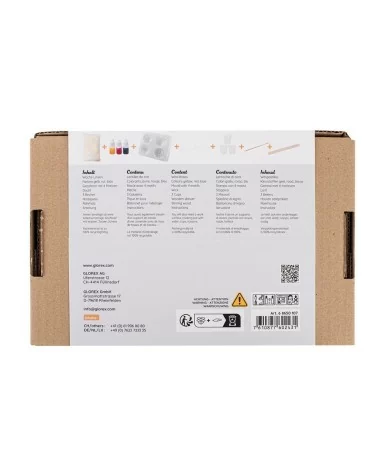GLOREX Kreativ-Set Kerzengiessen | Perfekt für Kerzenidee