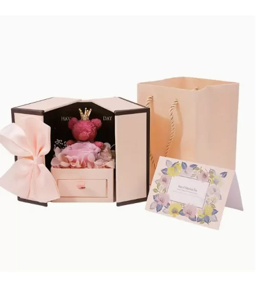 Coffret cadeau « Rose éternelle » | Pour l'amour