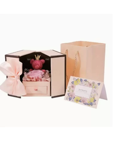 Coffret cadeau « Rose éternelle » | Pour l'amour