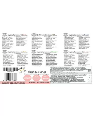 Slush Sirup Konzentrat | Erfrischend