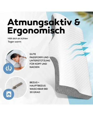 Ergonomisches Schlafkissen| Schlafen wie noch nie!
