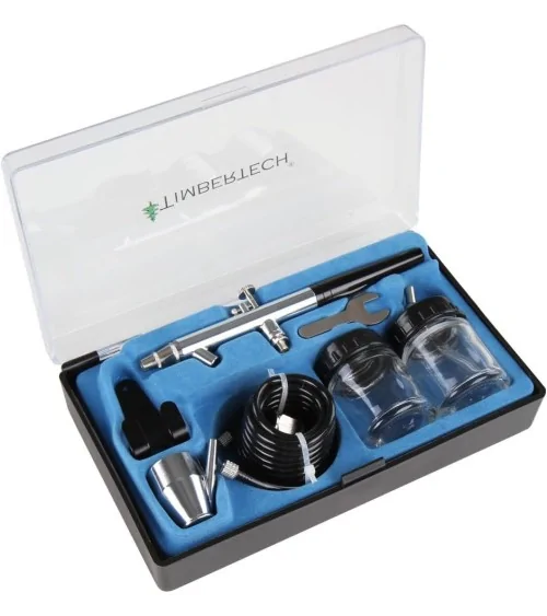 Timbertech Airbrush-Set mit Kolbenkompressor