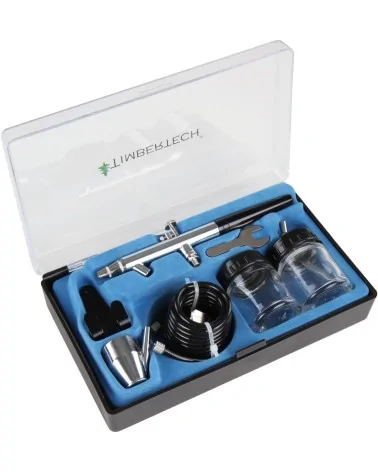 Timbertech Airbrush-Set mit Kolbenkompressor
