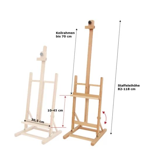 Chevalet de table Paintersisters T70 | Pour toutes les formes de créativité