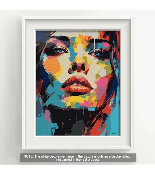 Malen Nach Zahlen 40x50cm | Bemalte Frau