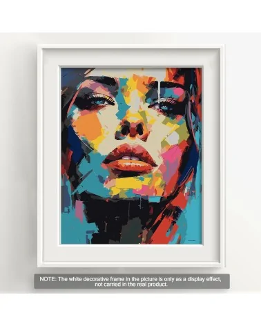 Malen Nach Zahlen 40x50cm | Bemalte Frau