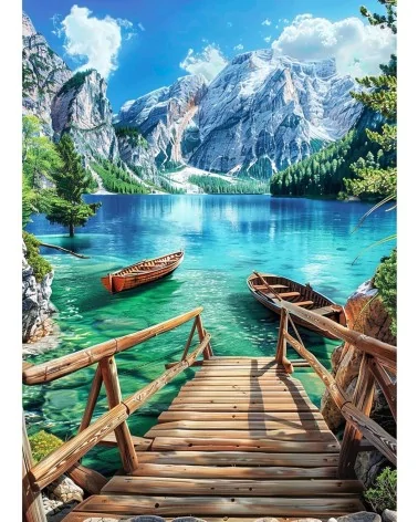 Diamond Painting 30x40cm | Bergsee