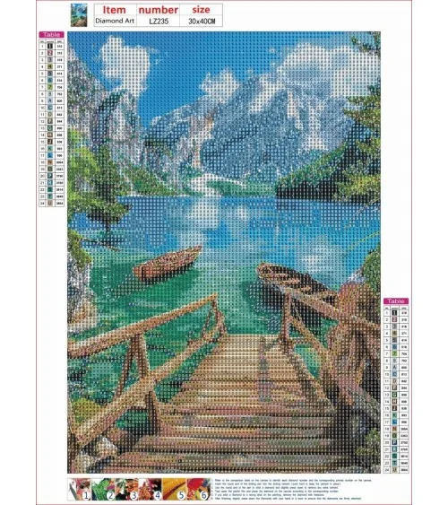 Diamond Painting 30x40cm | Bergsee
