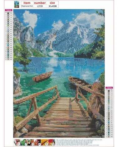 Diamond Painting 30x40cm | Bergsee