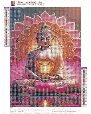 Diamond Painting 30x40cm | Buddha