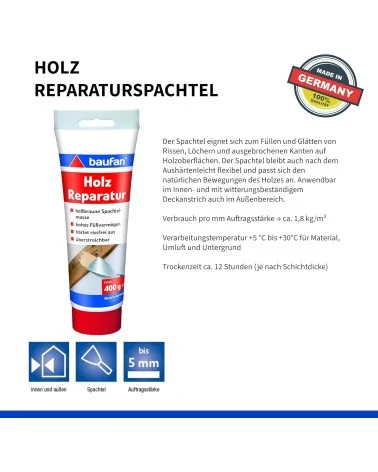 Baufann Holzspachtel | 400g