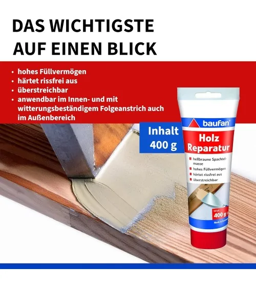 Baufann Holzspachtel | 400g