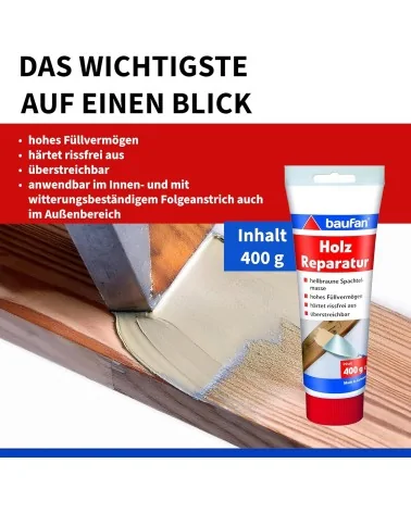 Baufann Holzspachtel | 400g