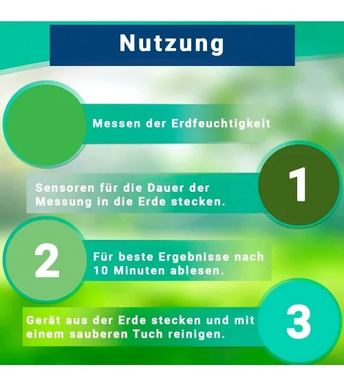 BMUT Feuchtigkeitsmesser | Erde&Pflanzen