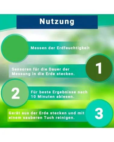 BMUT Feuchtigkeitsmesser | Erde&Pflanzen