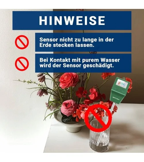 BMUT Feuchtigkeitsmesser | Erde&Pflanzen