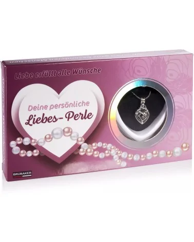 Muschel Wunschperle mit Halskette | Liebe