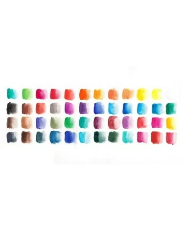 Paintersisters Aquarellkasten 48er | Wassertank-Pinsel für unterwegs