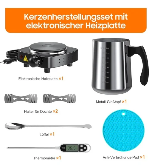 Kerzenherstellungsset & Heizplatte