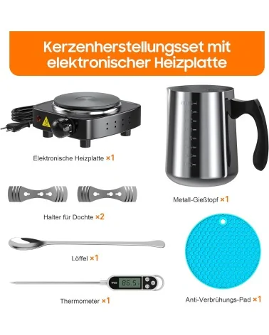 Kerzenherstellungsset & Heizplatte
