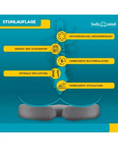 Blumtal Orthopädisches Sitzkissen|